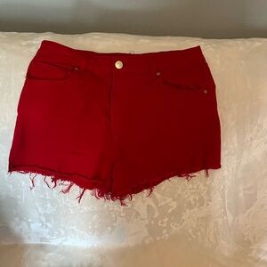 Red Women's Shorts